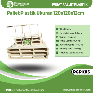 Pallet Kayu Bekas/Baru Ukuran 120x120x12 cm - PGPK05